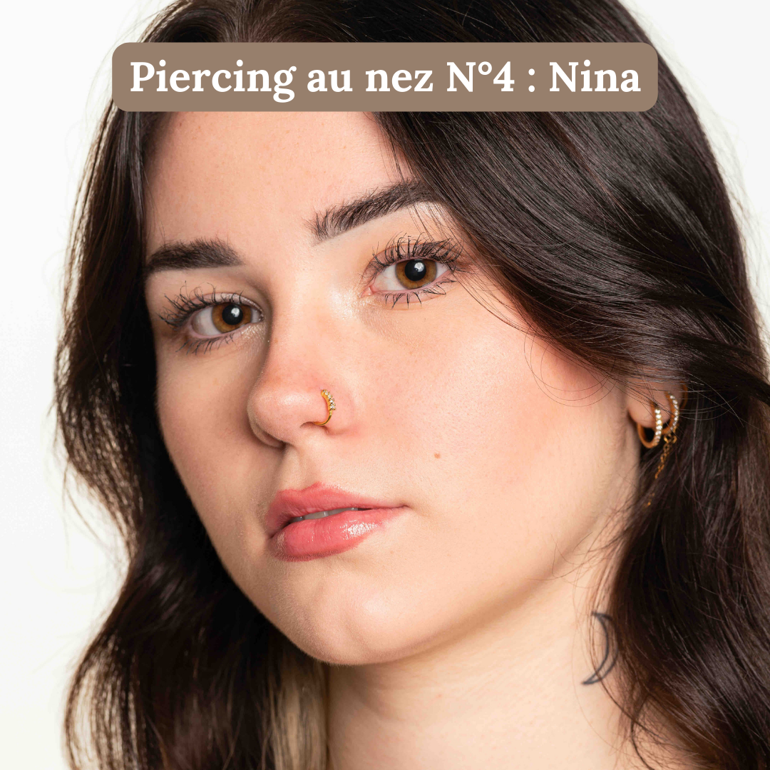 Gift box: 4 real nose piercings