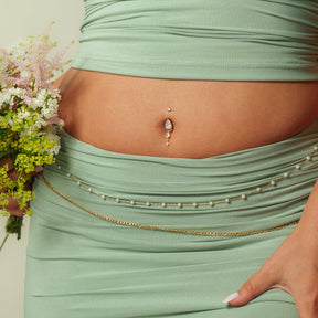 Ada navel piercing