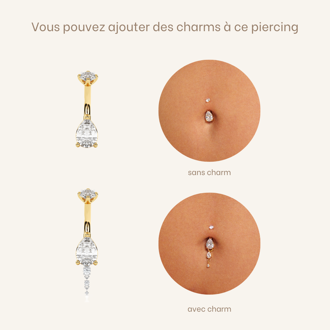 Ada navel piercing