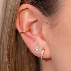 Fake conch piercing: Charlotte