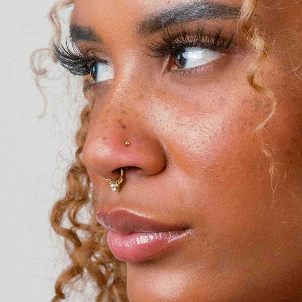 Dropship 12 Pcs African Nose Cuffs Fake Nose Ring For Women 14k Gold Plated  Clip On Nose Rings Adjustable Faux Nose Rings Hoop Non Piercing Jewelry to  Sell Online at a Lower